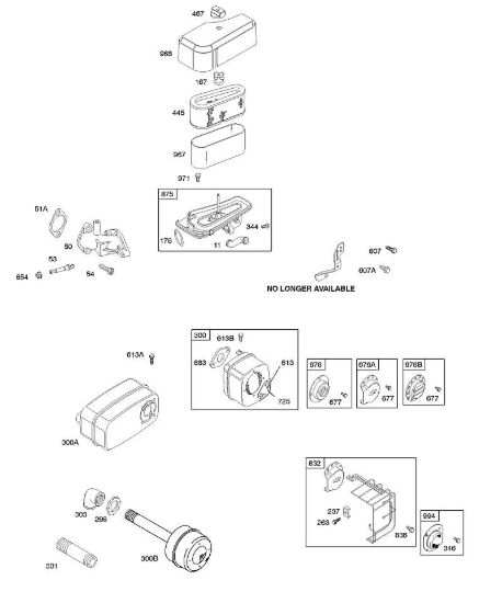 A - Depuratore aria, silenziatore B&S - 28 €¦ 286707-1185-E1 brand Stihl